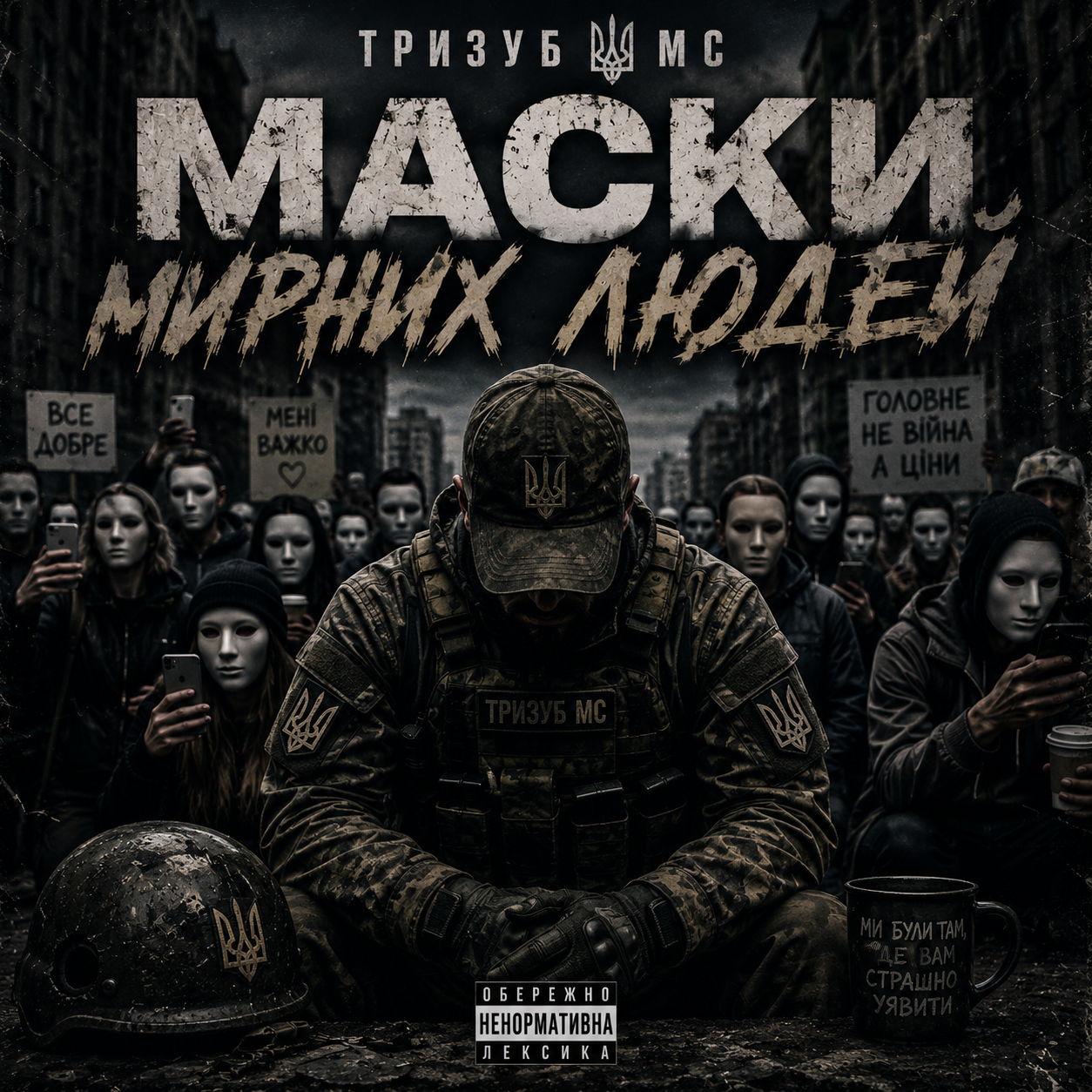 Тризуб МС — Маски мирних людей (Слухати онлайн, завантажити mp3)