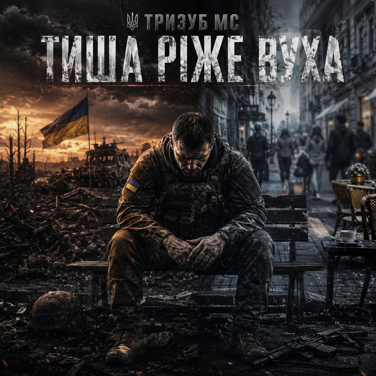 Тризуб МС — Тиша ріже вуха (Слухати онлайн, завантажити mp3)